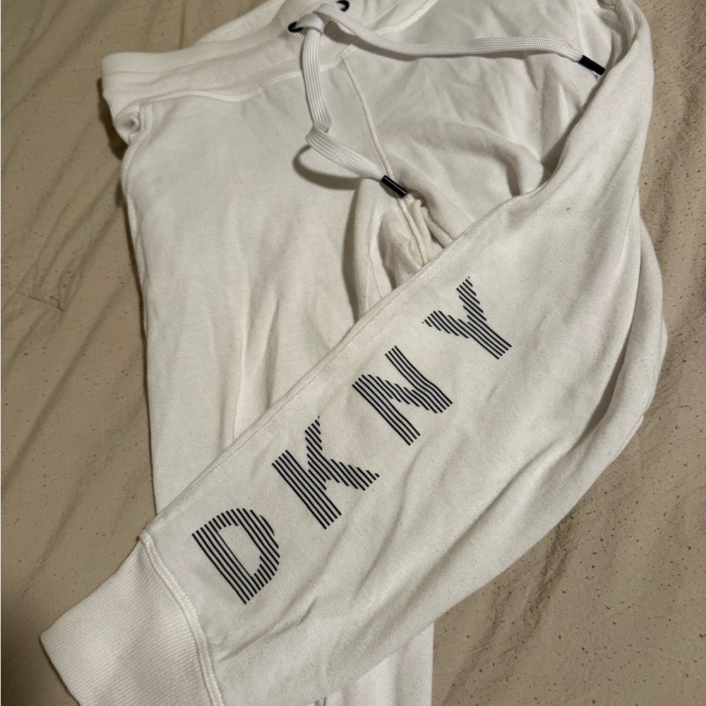 DKNY White Sweatpants